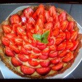Les fraises Tarte aux fraises au thermomix ou sans - La cuisine de poupoule