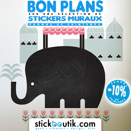 Stickboutik : Stickers Géants en promo jusqu'à -45% !