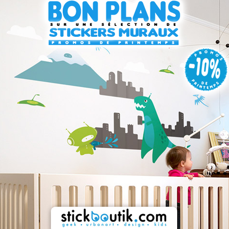 Stickboutik : Stickers Géants en promo jusqu'à -45% !