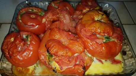 1 part(s) Tomates farcies à la ricotta et aux herbes