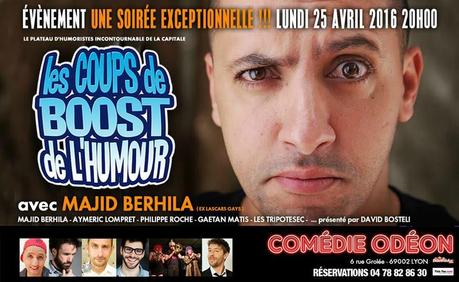 Les Coup de boost de l'humour : un plateau d'humoriste variés et talentueux majid