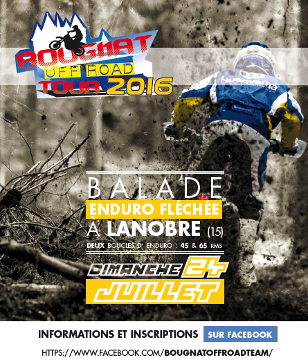 Balade Enduro à Lanobre du Bougnat Off Road Team (15), le 24 juillet 2016