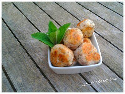 Boulettes de poulet aux noisettes et menthe au thermomix ou sans Boulettes de poulet aux noisettes et menthe au thermomix ou sans