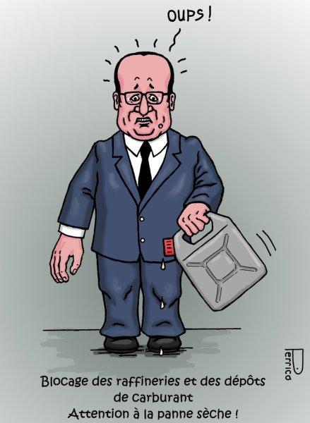 le syndrome de la panne sèche pour François Hollande