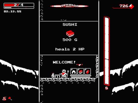 Downwell débarque sur PS4 et PS Vita Downwell PC PS4 PS Vita 2