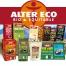 La marque Alter Eco propose une gamme de produits gourmands issus d'une agriculture familiale et biologique. Aucun OGM ni pesticide n'ont été utilisés dans leur fabrication.