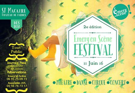 La saison des festivals est ouverte !! Voici ma contribution pour Emerg'enScène Festival !!