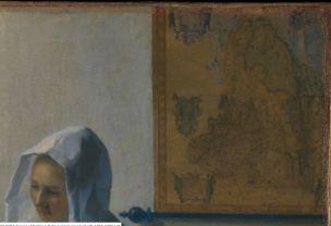Vermeer Carte Femme a sa fenetre