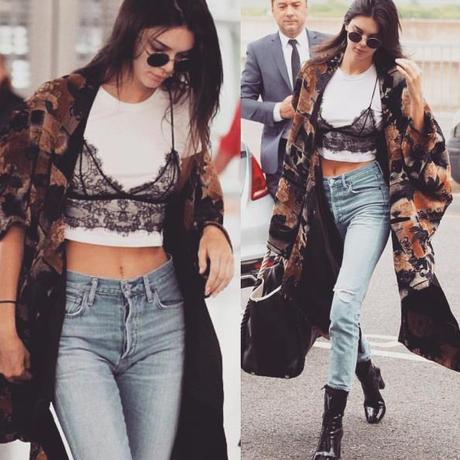 LA BRALETTE UNE TENDANCE CET ÉTÉ Brassiere Kendall Jenner