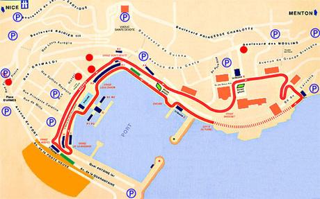 F1 MONACO : Tour virtuel du circuit   Una vuelta virtual al circuito de Mónaco.