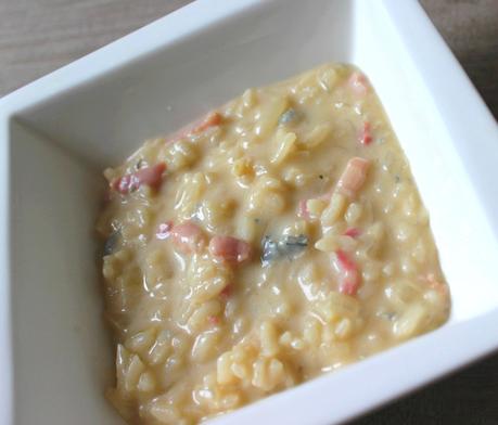 Petits pots maison pour bébé Risotto fourme ambert