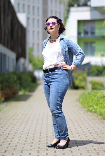 Look : #nothingbutdemin look gap nothing but denim