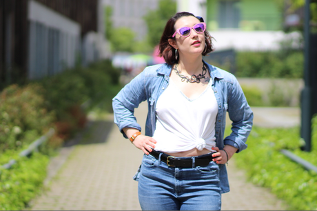 Look : #nothingbutdemin look gap total denim