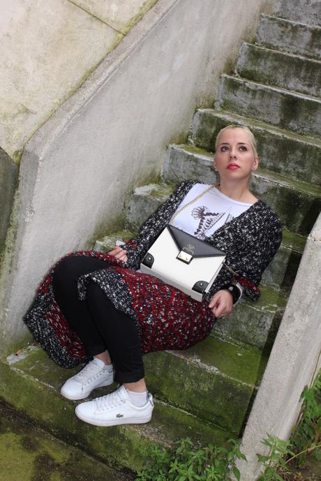 Envie #193 : Avoir un sac Charles l’Héritier Paris à mon épaule sac charles l'héritier t shirt anoufa gilet pimkie baskets lacoste