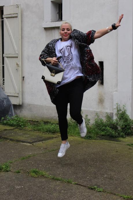 Envie #193 : Avoir un sac Charles l’Héritier Paris à mon épaule sac charles l'héritier t shirt anoufa gilet pimkie baskets lacoste