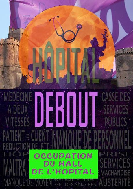 #HopitalDebout SUD santé sociaux s'installe dans le hall de l'Hôpital St Louis... #LaRochelle #HopitalDebout SUD santé sociaux s'installe dans le hall de l'Hôpital St Louis... #LaRochelle