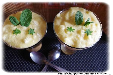 MOUSSE A L'ANANAS mousse purée d'ananas-3709
