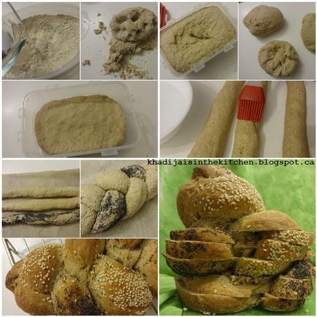 PAIN DE LA SEMAINE : PAIN TRESSÉ /BREAD OF THE WEEK: BRAIDED BREAD / PAN DE LA SEMANA: PAN TRENZA / خبز الاسبوع   خبز مضفور