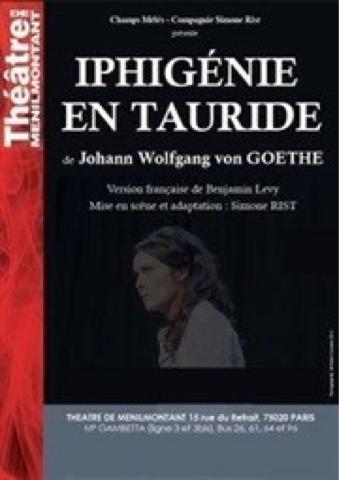 Iphigénie en Tauride J.W. von Goethe version française Benjamin Lévy