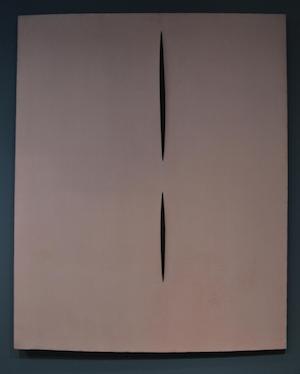 Lucio Fontana, Concetto spaziale Attese, Centre Pompidou