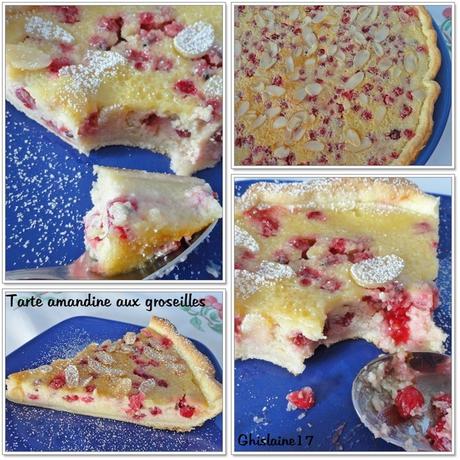 Tarte amandine aux groseilles Tarte amandine aux groseilles