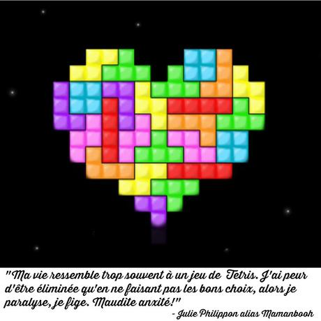 Ma vie comme un jeu de Tetris: j'ai peur d'être éliminée. #anxiété Ma vie comme un jeu de Tetris: j'ai peur d'être éliminée. #anxiété