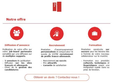 Trouver un emploi en Allemagne avec Emploi-Allemagne, la bourse franco-allemande de l’emploi ! Trouver un emploi en Allemagne avec Emploi-Allemagne, la bourse franco-allemande de l’emploi !