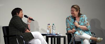 Brigitte Fassbaender et Edita Gruberova en conversation d´artistes au Festival Richard Strauss de Garmisch 2016