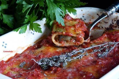 PACCHERI A LA PROVENCALE Paccheri aux légumes du soleil