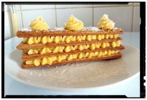 Mille-feuille citron gingembre