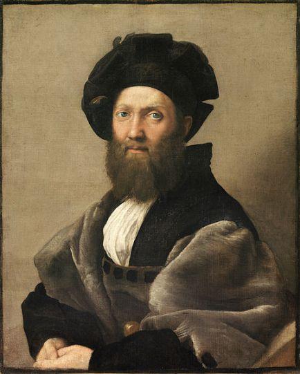 …Apollinaire a été soupçonné du vol de la Joconde ? 482px-Baldassare_Castiglione2C_by_Raffaello_Sanzio2C_from_C2RMF_retouched