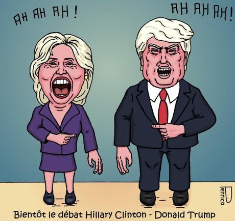 Hillary Clinton contre Donald Trump