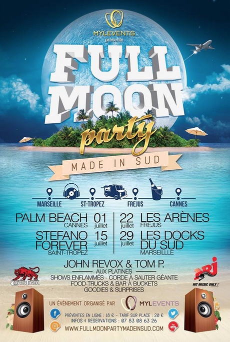 #CONCOURS La Full Moon Party, c’est enfin dans le sud #CONCOURS La Full Moon Party, c’est enfin dans le sud