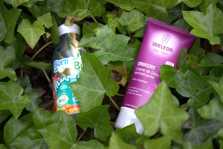 Match des gels douches bio – Weleda contre Born to Bio blog mode nantes gel douches biologiques