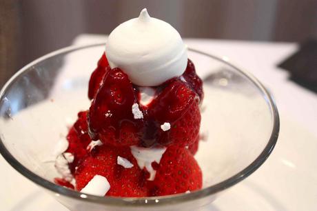 Fraises façon Melba © P.Faus . Fraises façon Melba © P.Faus .