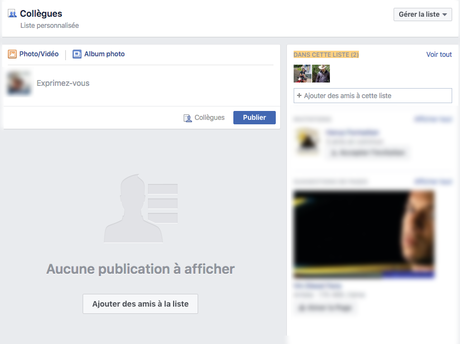 Utiliser les listes Facebook pour partager à bon escient Utiliser les listes Facebook pour partager à bon escient
