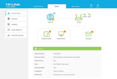 Avis sur le routeur TP-LINK Archer MR200 tplink4