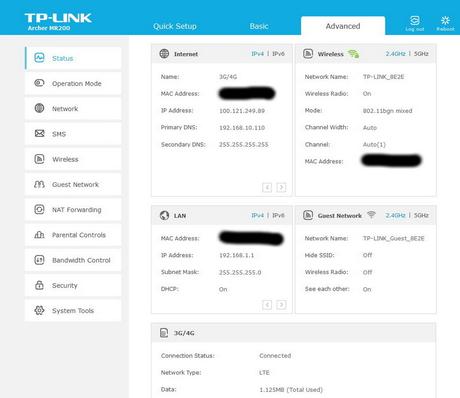Avis sur le routeur TP-LINK Archer MR200 tplink7