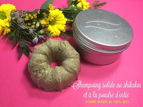 Un shampoing solide home made au shikakai et à la poudre d'ortie 100% bio Un shampoing solide home made au shikakai et à la poudre d'ortie 100% bio