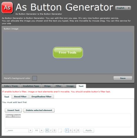 as button generator service web, generateur de bouton
