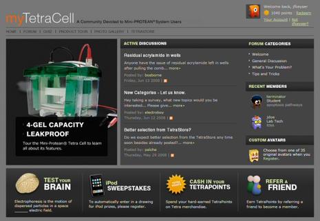 Social network & marketing - BioRad presente MyTetraCell.com