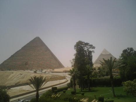 img00292 pyramides de Kheops et Khephren