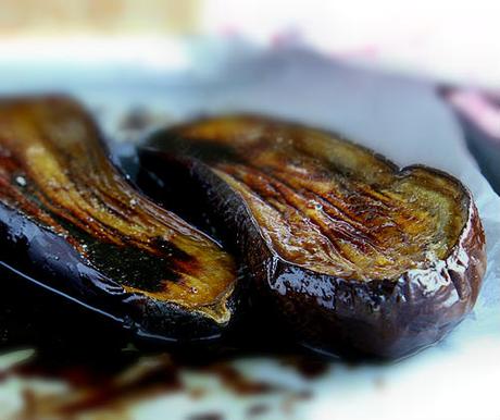Aubergines grillées et chicorée Leroux Aubergines grillées et chicorée Leroux