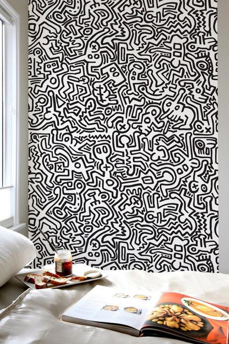 Street Art sur maille - Keith Haring & Petit Bateau Street Art sur maille - Keith Haring & Petit Bateau