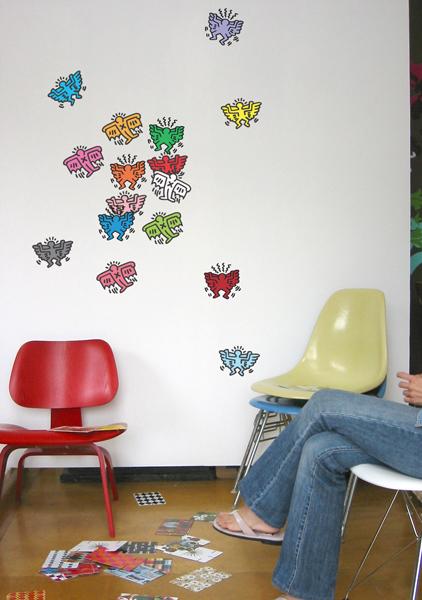 Street Art sur maille - Keith Haring & Petit Bateau Street Art sur maille - Keith Haring & Petit Bateau