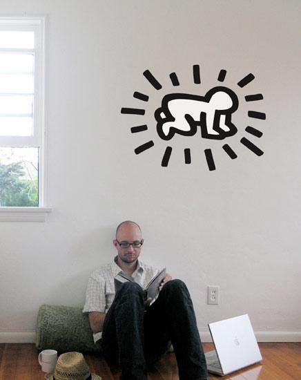 Street Art sur maille - Keith Haring & Petit Bateau Street Art sur maille - Keith Haring & Petit Bateau
