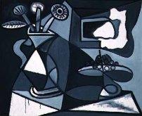 Pablo Picasso - Vase de fleurs et compotier (1943)