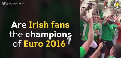 Les fans de l'Irlande ont gagné la Coupe d'Europe