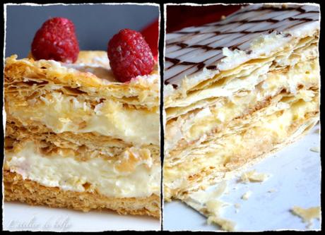 Millefeuille pâtissier à la crème diplomate Mille feuille 3