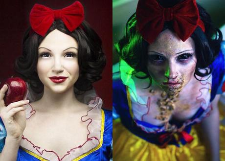 Cet artiste s’est amusé à transformer les princesses Disney en zombies effrayants !